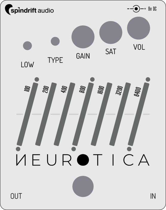 Neurotica pedal controls